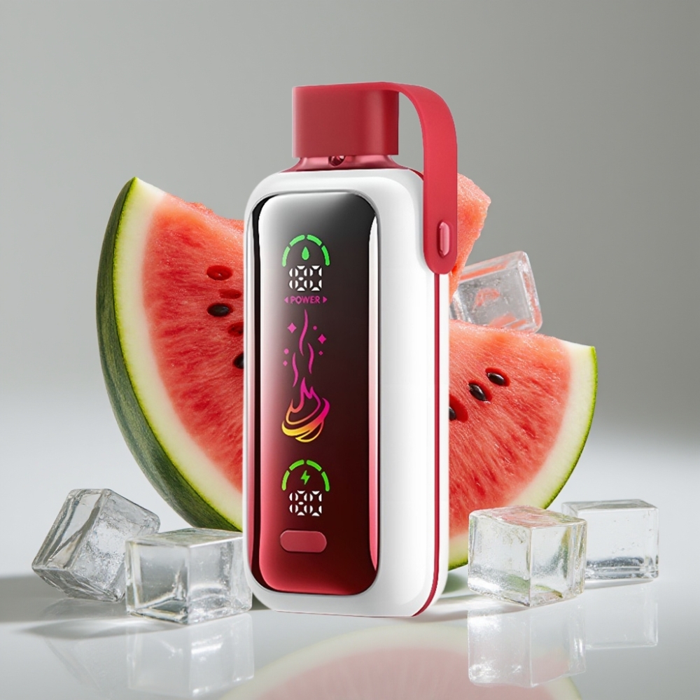 VOZOL Star 20000 Puffs Vaporizador Descartável Melancia Gelada com Tela HD 2.2" e Bateria 650mAh