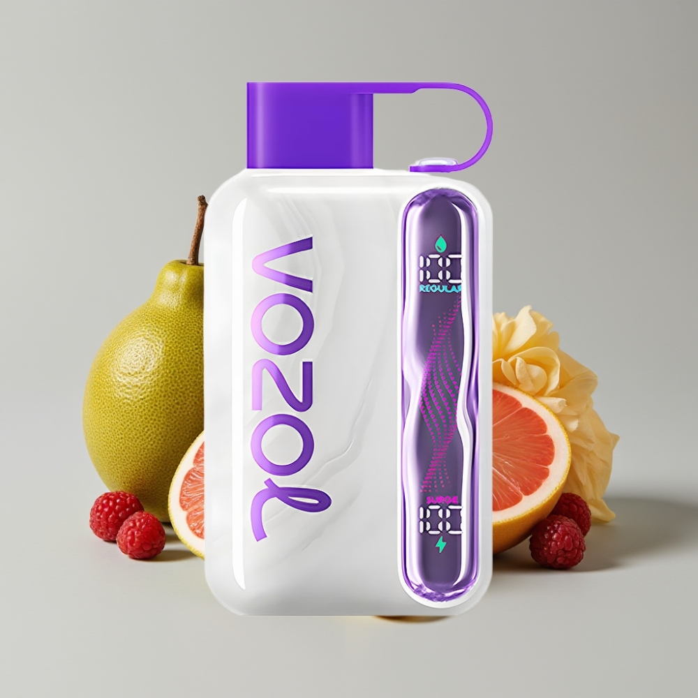 VOZOL STAR 40000 Puffs Vape Descartável Cherimoya Toranja Frutas Vermelhas 1000mAh Type-C 20/50mg