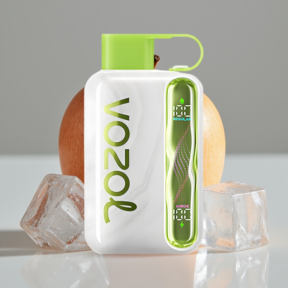 VOZOL STAR 40000 Puffs Vape Descartável Maçã Verde Gelada – 1000mAh, Tipo-C, 20/50mg/ml