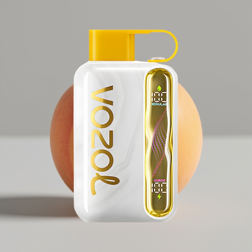 VOZOL STAR 40000 Puffs Vape Descartável Manga Pêssego, 1000mAh, Tipo-C, 20/50mg/ml