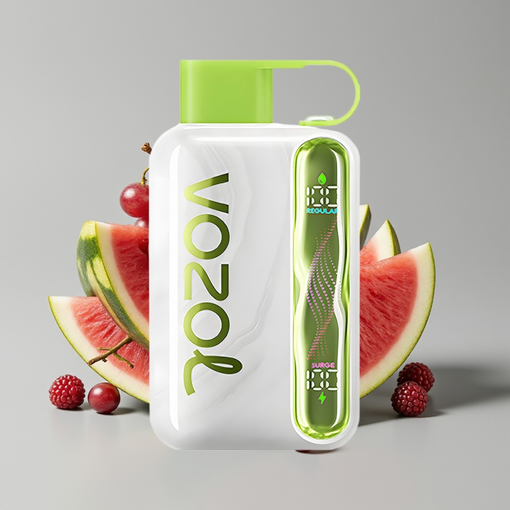 VOZOL STAR 40000 Puffs Vape Descartável Melancia Uva Boysenberry - 1000mAh, Tipo-C, 20/50mg/ml