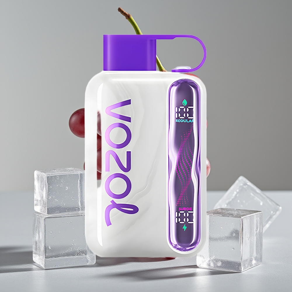 VOZOL STAR 40000 Puffs Vape Descartável Uva Gelada - 1000mAh, Tipo-C, 20/50mg/ml