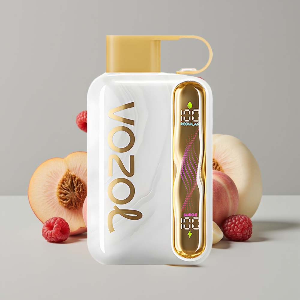 VOZOL STAR 40000 Puffs Vape Pêssego Branco Framboesa 1000mAh Tipo-C