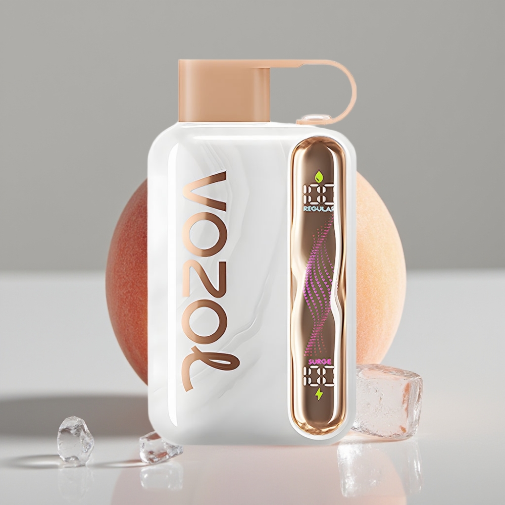 VOZOL STAR 40000 Puffs Vape Pêssego Gelo – 1000mAh, Tipo-C, 20/50mg/ml