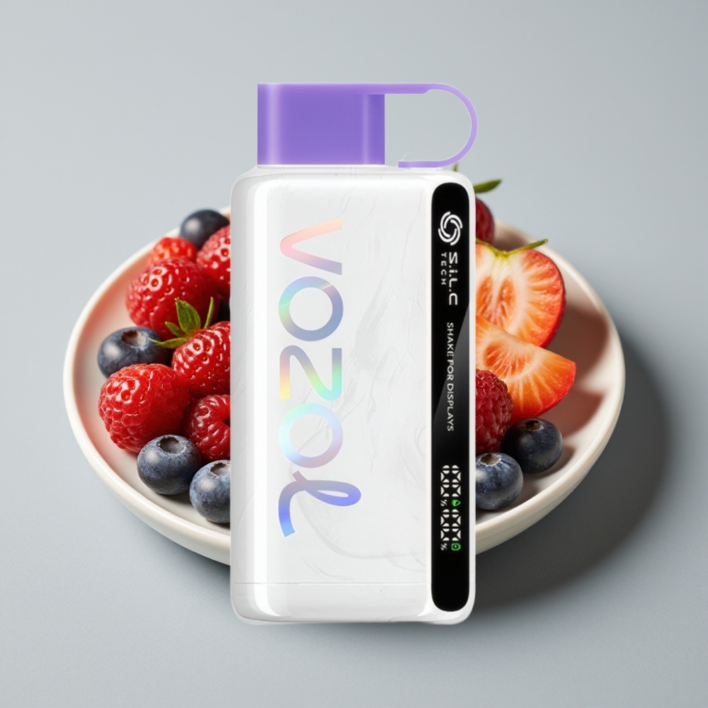 VOZOL STAR 9000/12000 Disposable Vape Frutas Silvestres com S.i.L.C TECH e Recarga 30% Mais Rápida