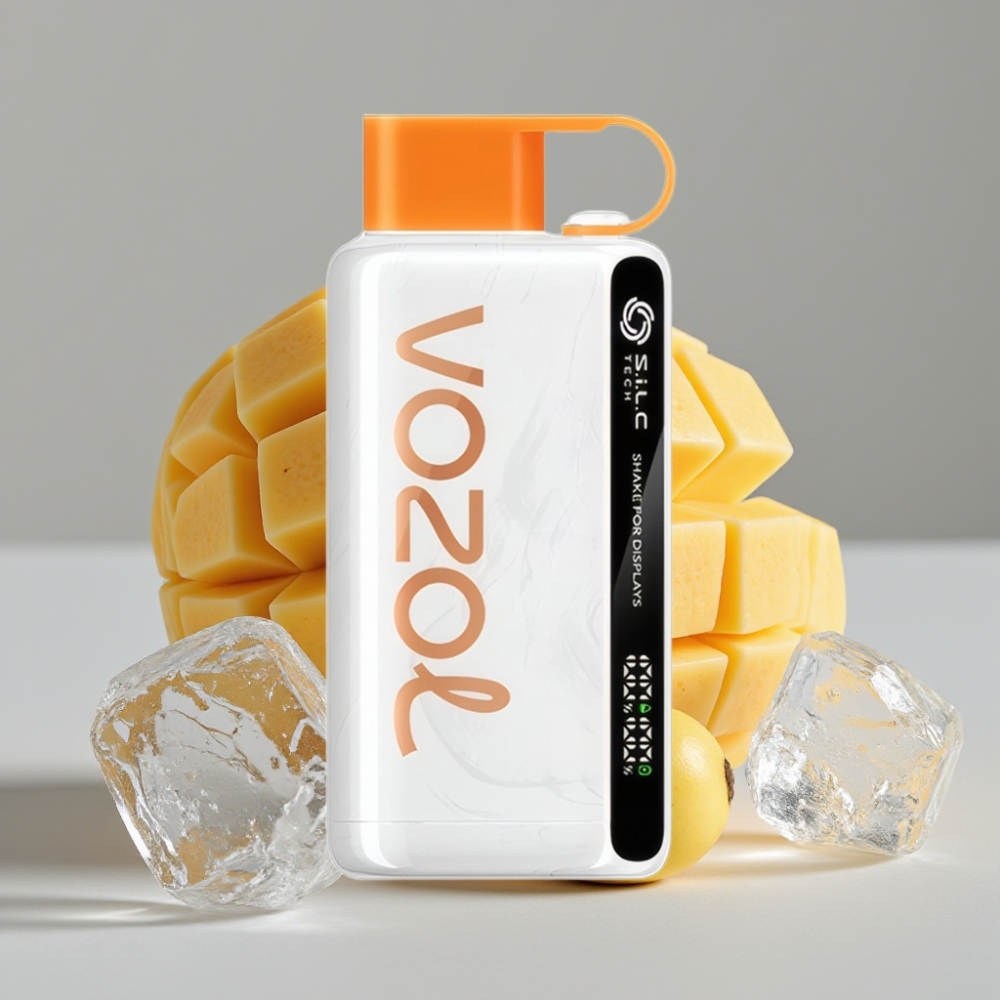 VOZOL STAR 9000/12000 Disposable Vape Manga Mexicana Gelada com S.i.L.C TECH e Recarga Rápida 30%