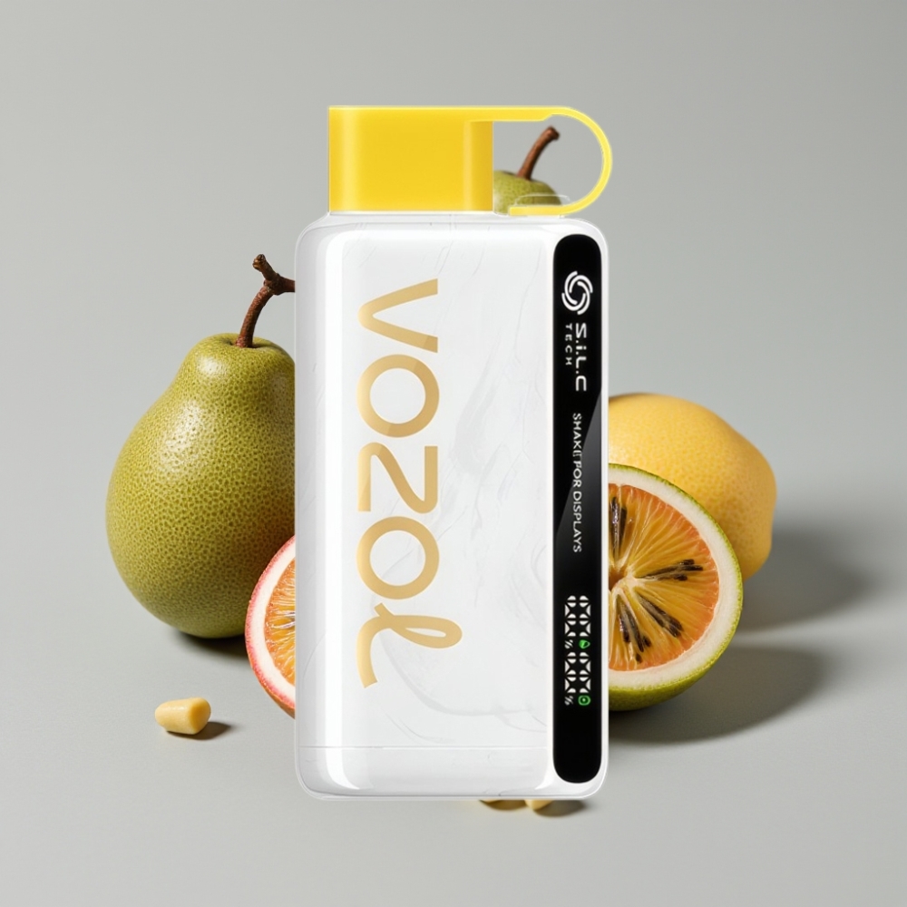 VOZOL STAR 9000/12000 Disposable Vape Maracujá Kiwi Goiaba com Proteção de Bocal e Carga 30% Mais Rápida