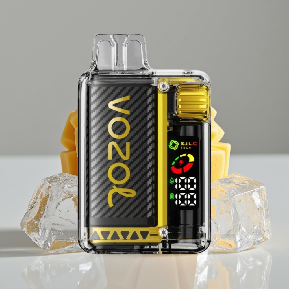 VOZOL Vista 20000 Puffs Recarregável Vape Manga Gelo com Tela OLED e Bateria 650mAh
