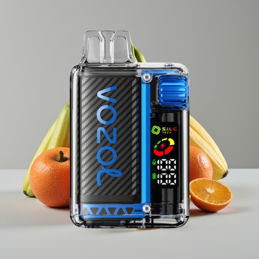 VOZOL Vista 20000 Puffs Recarregável com Bateria 650mAh, Sabor Vzbull, Tela OLED e Coil S.i.L.C Tech Dual Mesh