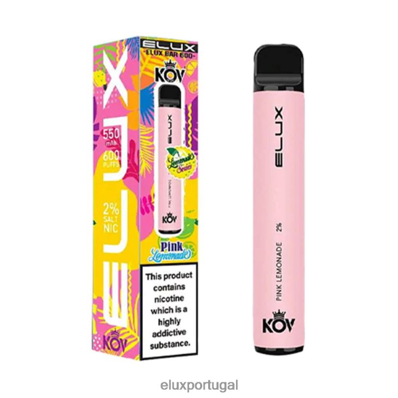 Velux Portugal - Elux Bar vape descartável da série limonada 4R20H104 limonada rosa