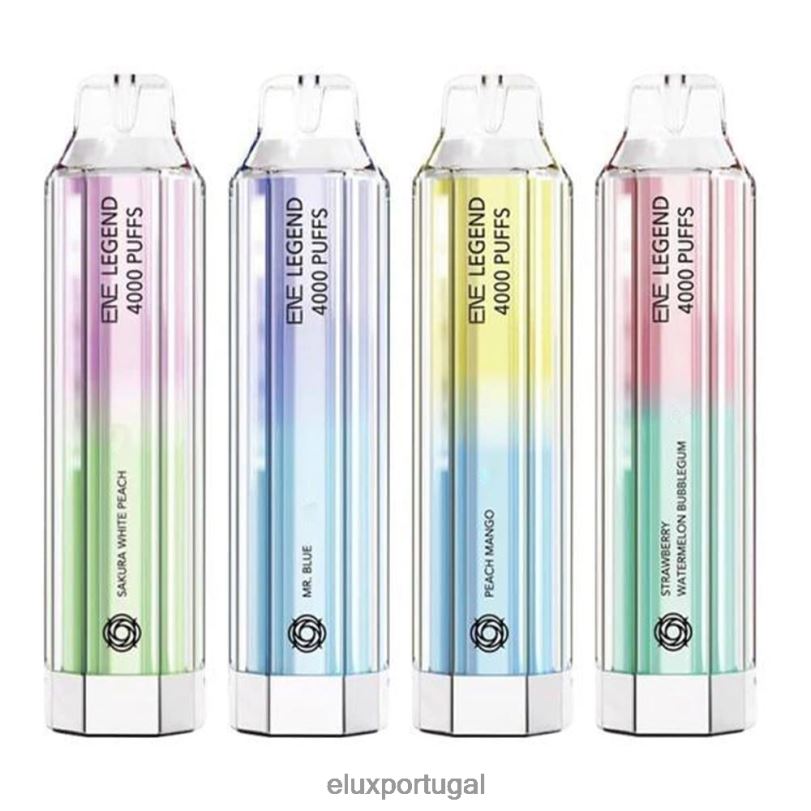 Elux Vape Flavours - Elux ENE Legend Vape descartável de 4000 sopros 4R20H149 picolé de primeira